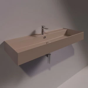 AG121MOKAMATT Подвесная раковина настенная прямоугольная Simas Agile