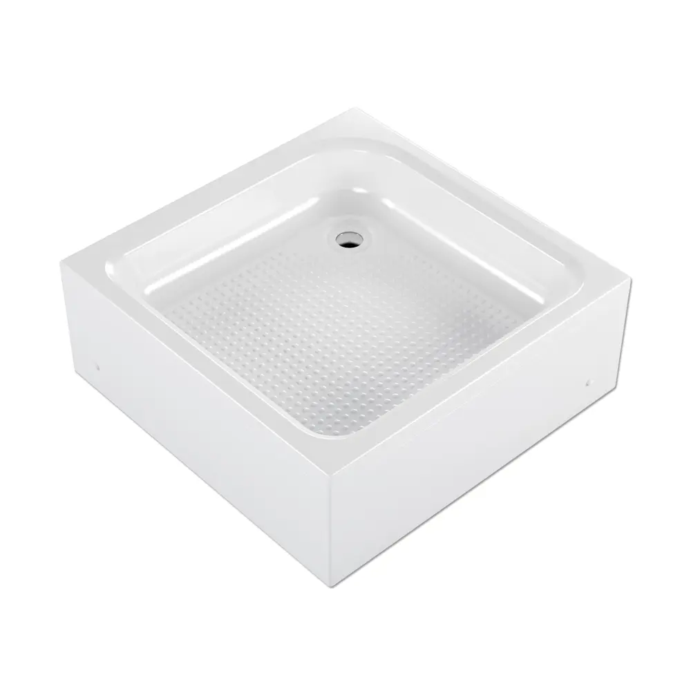 Душевой поддон Frame S квадратный акриловый 80x80 см ножки в комплекте Santreyd STLM-2046478 - Вид №1