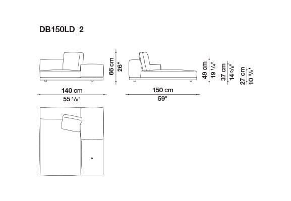 Кожаный диван B&B Italia док ARCH-00106863 - Вид №37