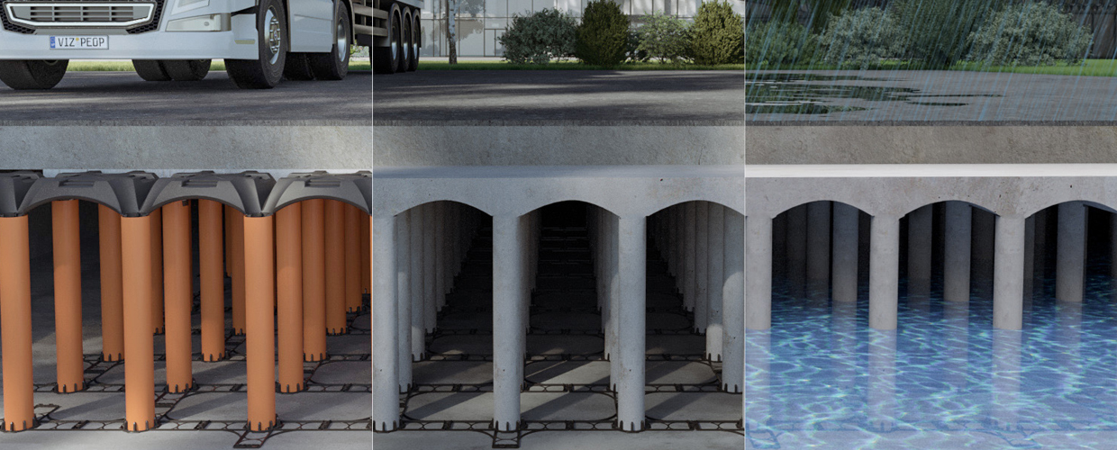 New Elevetor Tank Накопительный бак из железобетона Geoplast  - Вид №1