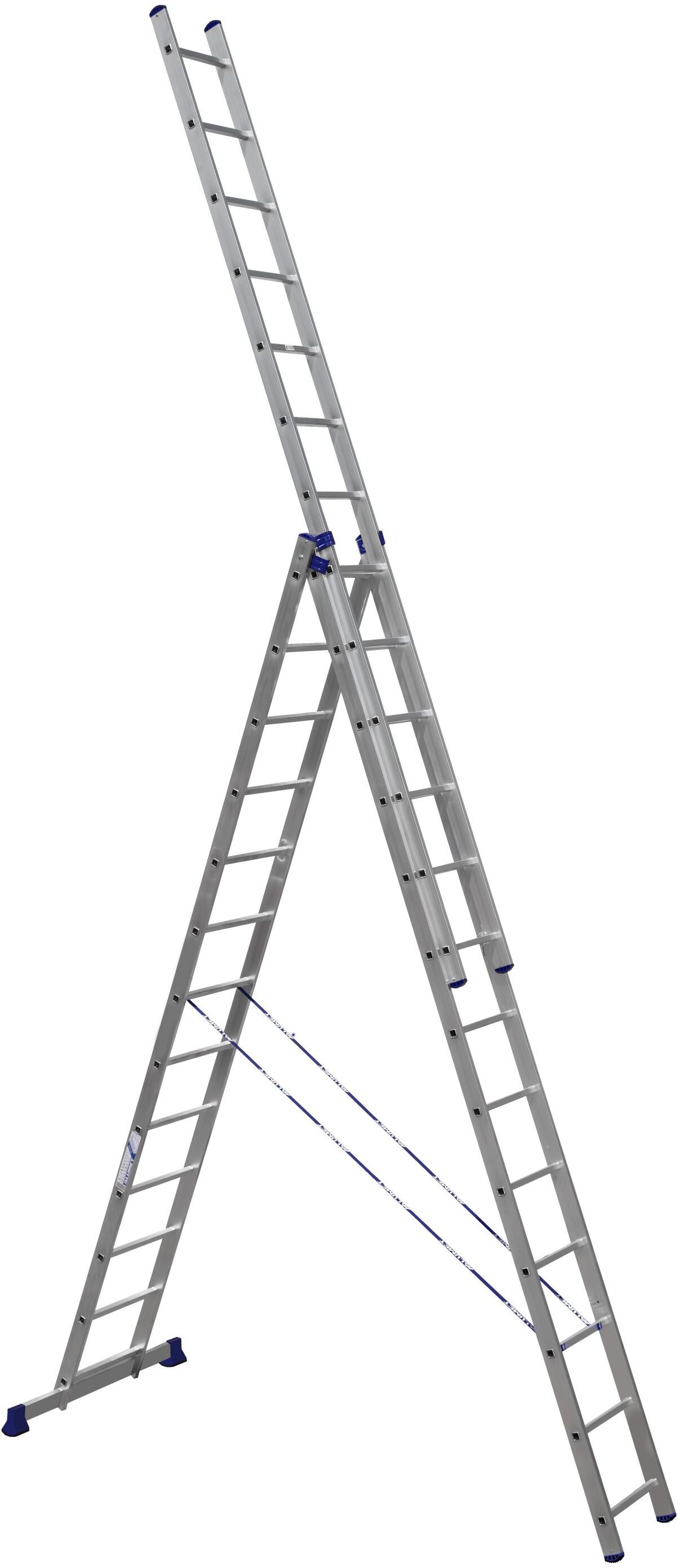 Алюминиевая трехсекционная универсальная лестница H3 5313