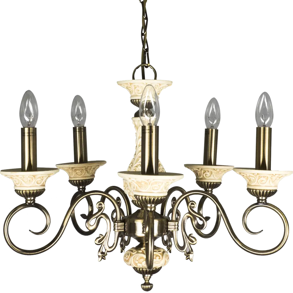 Люстра «Sylvia» E14х5X40 Вт, цвет бронза 81962733 STLM-2108396 Toplight 