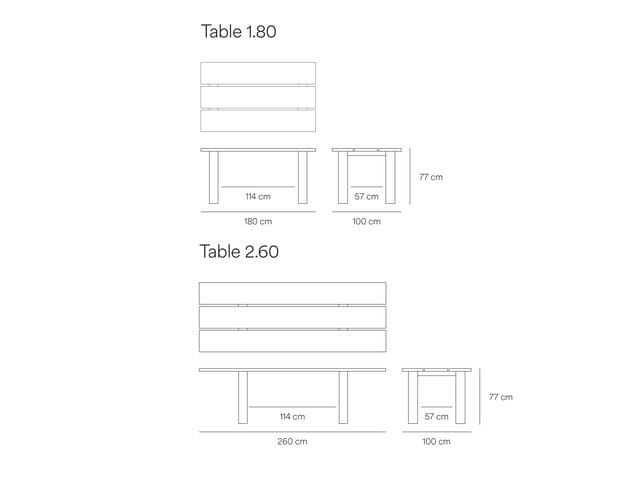 Деревянный стол TEULAT группа ARCH-00038997 - Вид №8