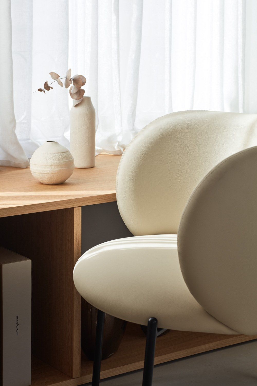 Кресло из искусственной кожи с подлокотниками TEULAT Mogi ARCH-00092240 - Вид №29