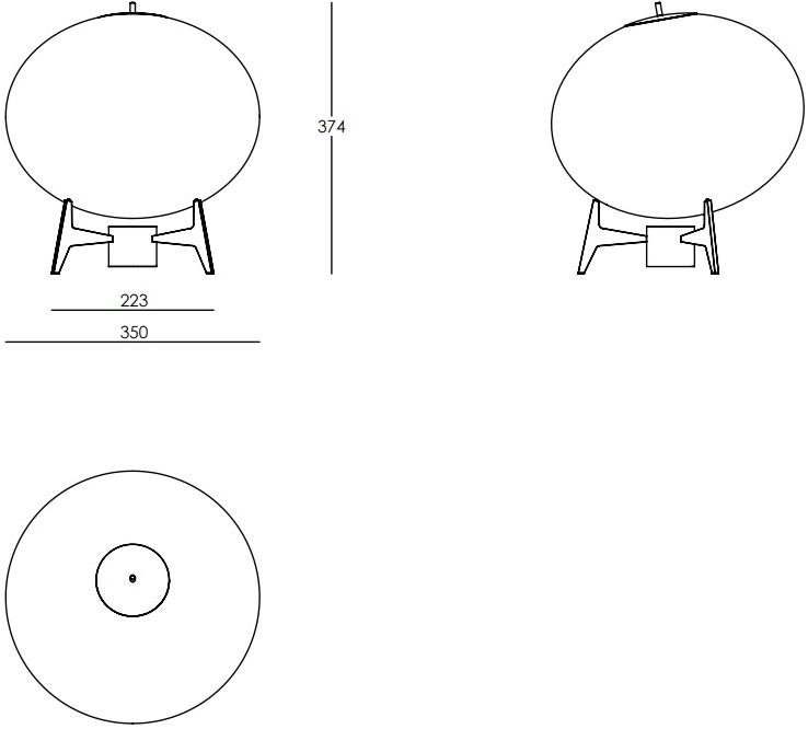Olev Настольная лампа из дутого стекла sun-id-1488646 - Вид №2
