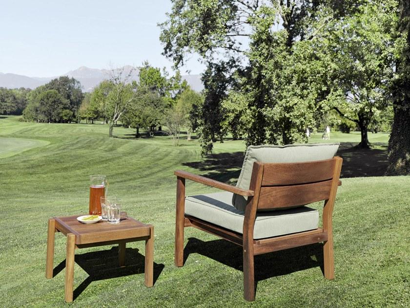 Very Wood Квадратный садовый стол в ироко Capri sun-id-1481797 - Вид №3