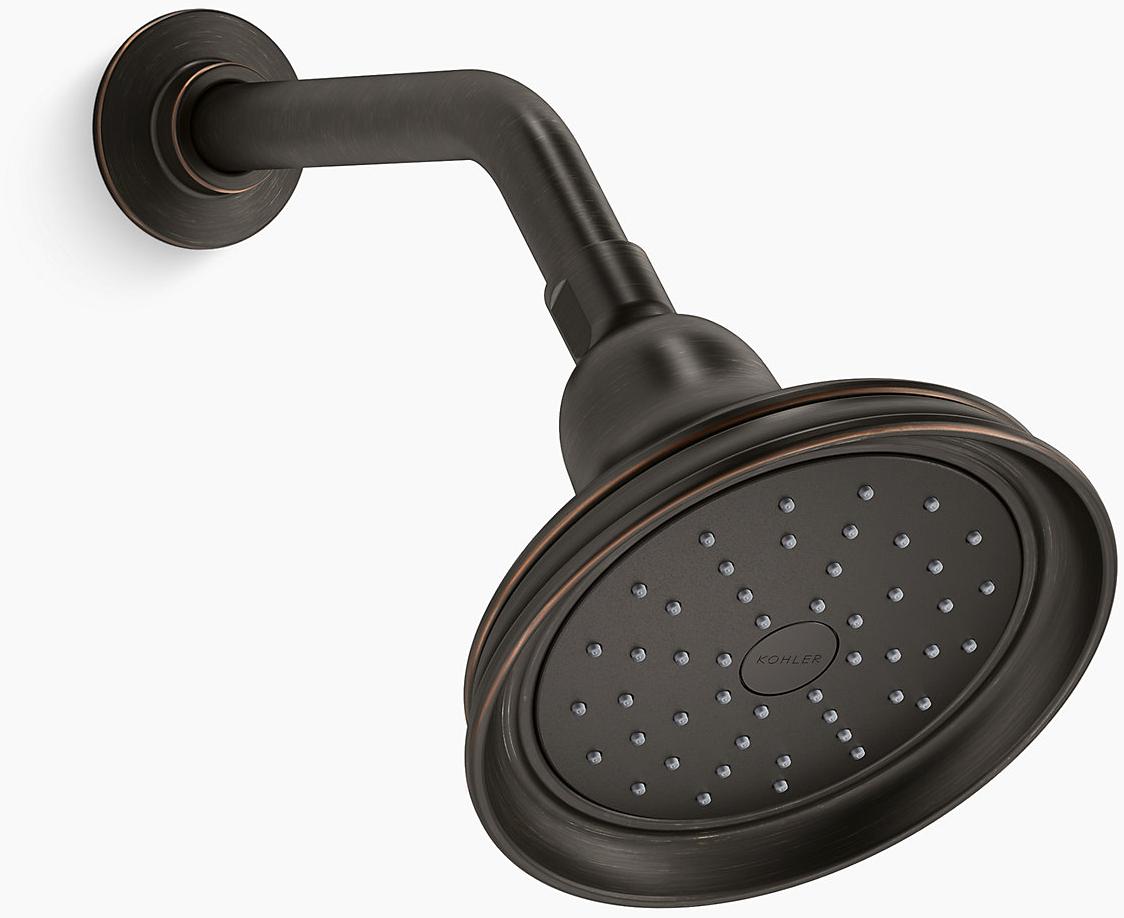 KOHLER Однофункциональная насадка для душа Bancroft 1,75 галлона в минуту с технологией впуска воздуха Katalyst K-14519-G-2BZ 