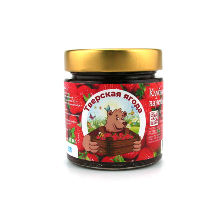 Варенье Клубничное Тверская ягода 200 г Santreyd 13793