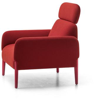 La Cividina Мягкое кресло из ткани с высокой спинкой Join sun-id-1472939 - Вид №4