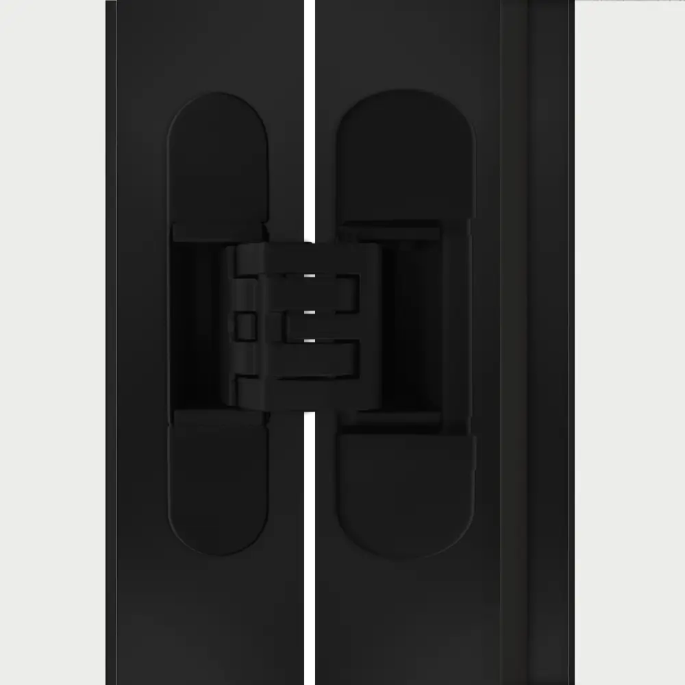 Дверь межкомнатная глухая Invisible Opt 90x200 см правая алюминий цвет белый с черной кромкой 89439062 STLM-2019914 VELLDORIS  - Вид №2