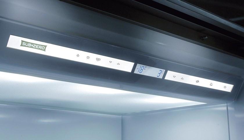 Sub-Zero Встраиваемый вертикальный морозильник из нержавеющей стали класса а +  Icbbi-36f/s/th  - Вид №9