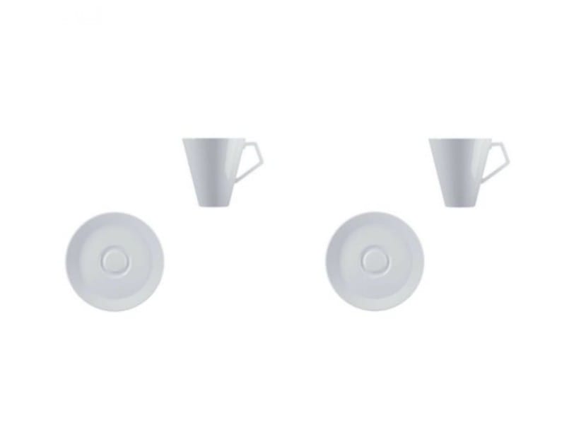 Набор фарфоровых кофейных чашек с блюдцем Driade Анатолия ARCH-00041721