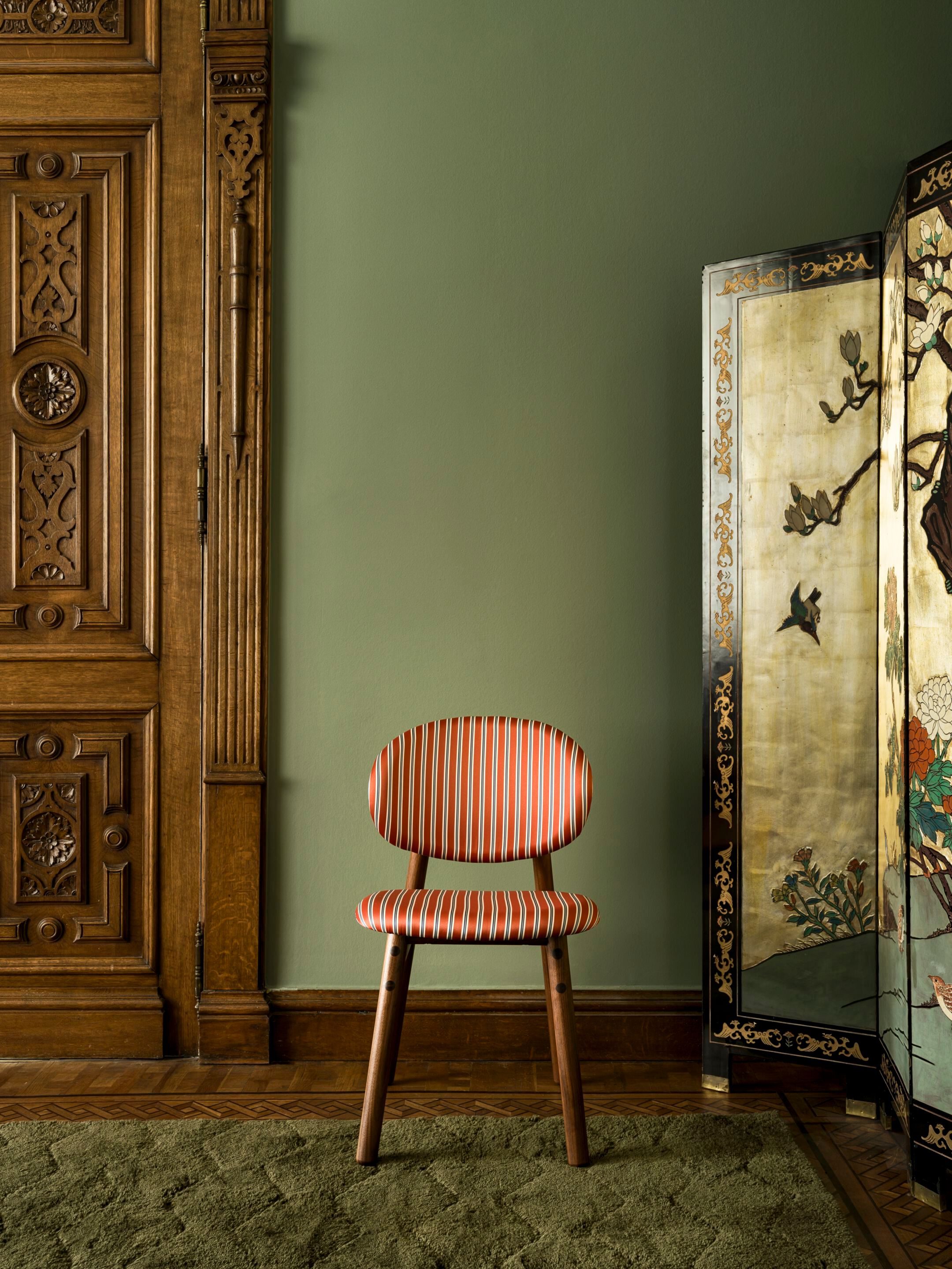 Мягкий стул грецкого ореха Collett & Victor TILDA ARCH-00119266 - Вид №2