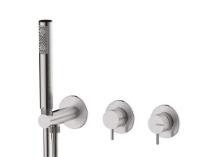 Смеситель для душа с 3 отверстиями из нержавеющей стали