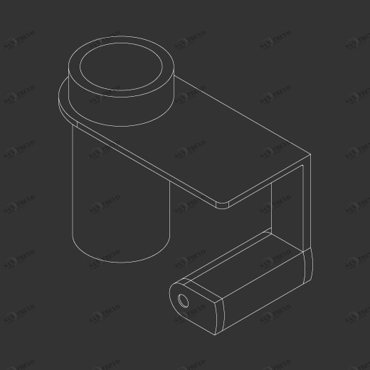 Полка с Delrin® держатель зубной щетки, установки на право  LTZ109 CEADESIGN 