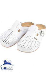 61965 Сабо "Leon" мужские белые LEON  Медицинская обувь  размер 46