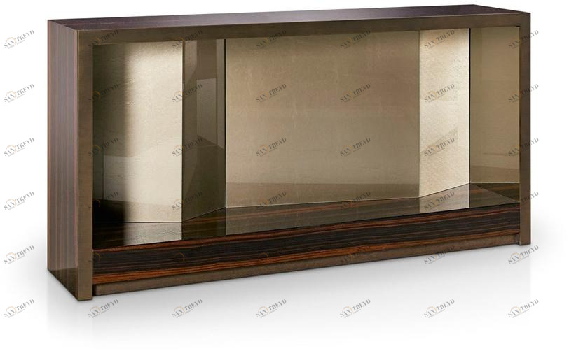 Sicis Прямоугольная консоль из черного дерева Home sun-id-1439729