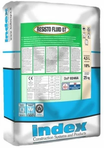 INDEX Строительный мелкозернистый строительный раствор для cls Resisto
