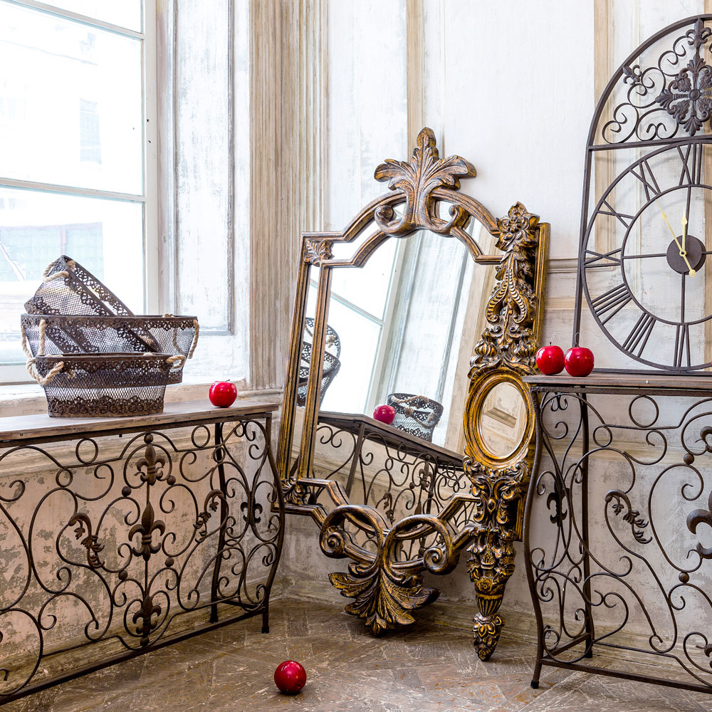 5384 Консоль «Королевская лилия», (шоколадный антик, версия М) Object Desire  - Вид №5