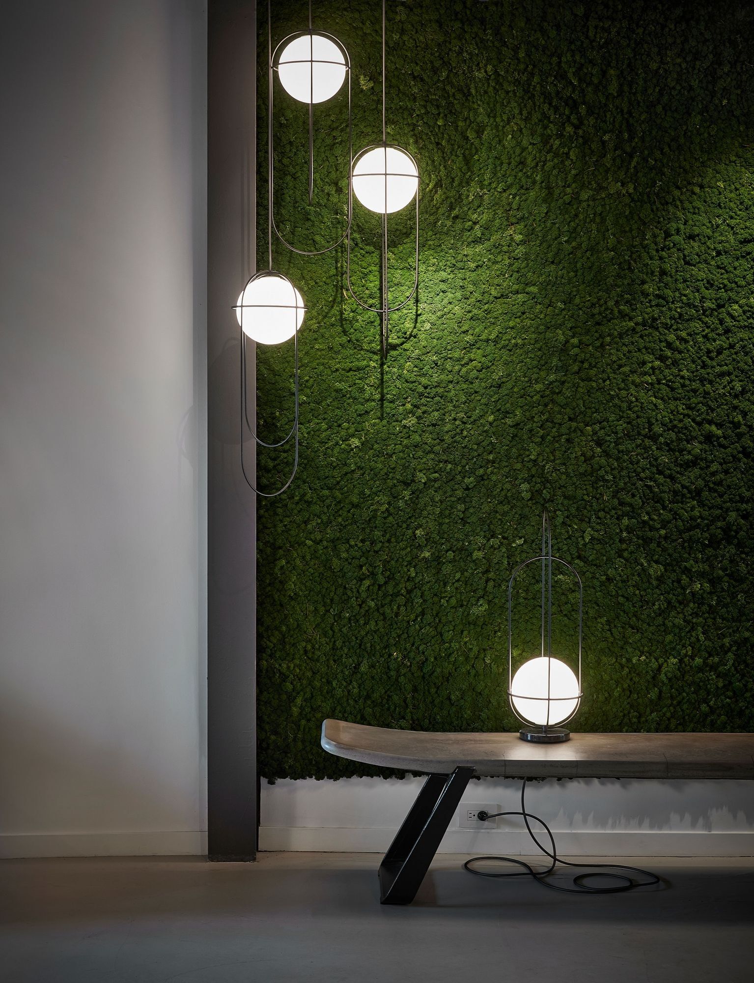 Настольная лампа из стали и стекла A-N-D Orbit ARCH-00145617 - Вид №1