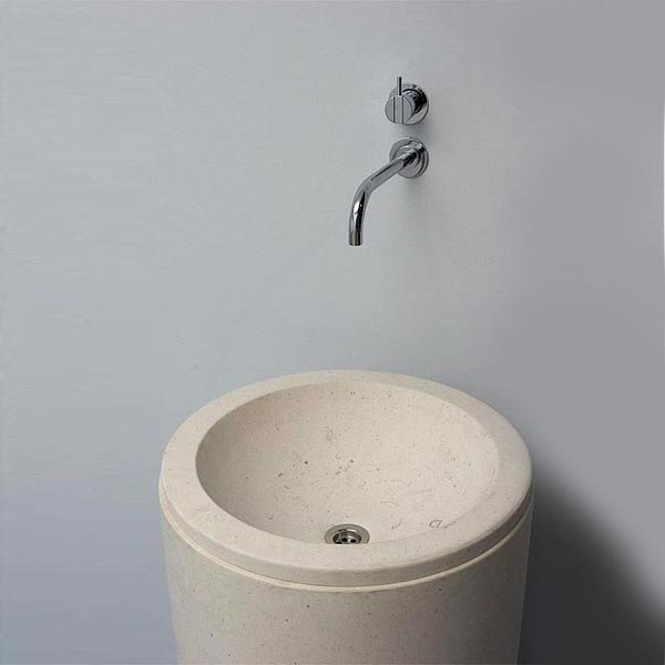 46040 Напольная раковина стоящая круглая Rapsel  - Вид №1