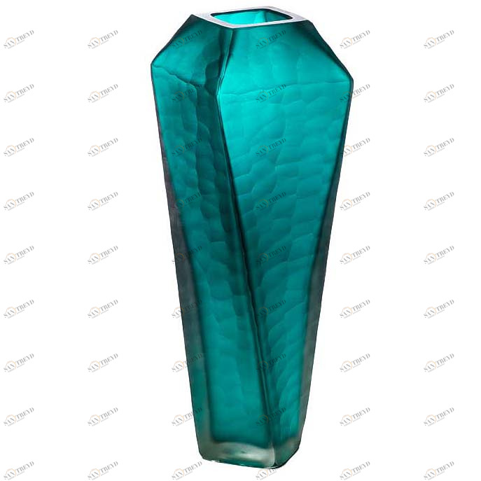 Ваза KLNS2 12*36 (зеленая) GARDA DECOR - 033974 Зеленый 