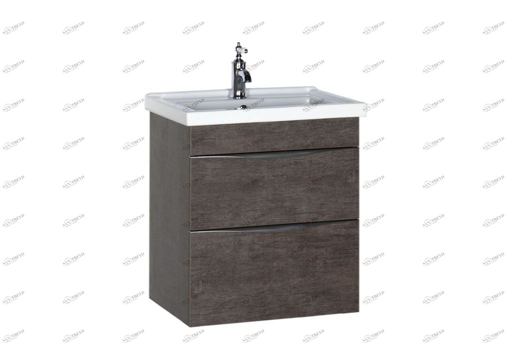 Тумба с раковиной Aquanet Эвора 60 дуб антик 0018300000182322