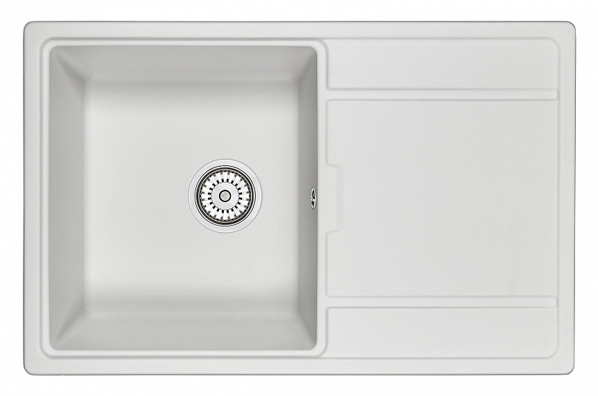 7804, АРКТИК (БЕЛЫЙ), кухонная мойка, кварц GRANULA 7804-ST229 - Вид №1