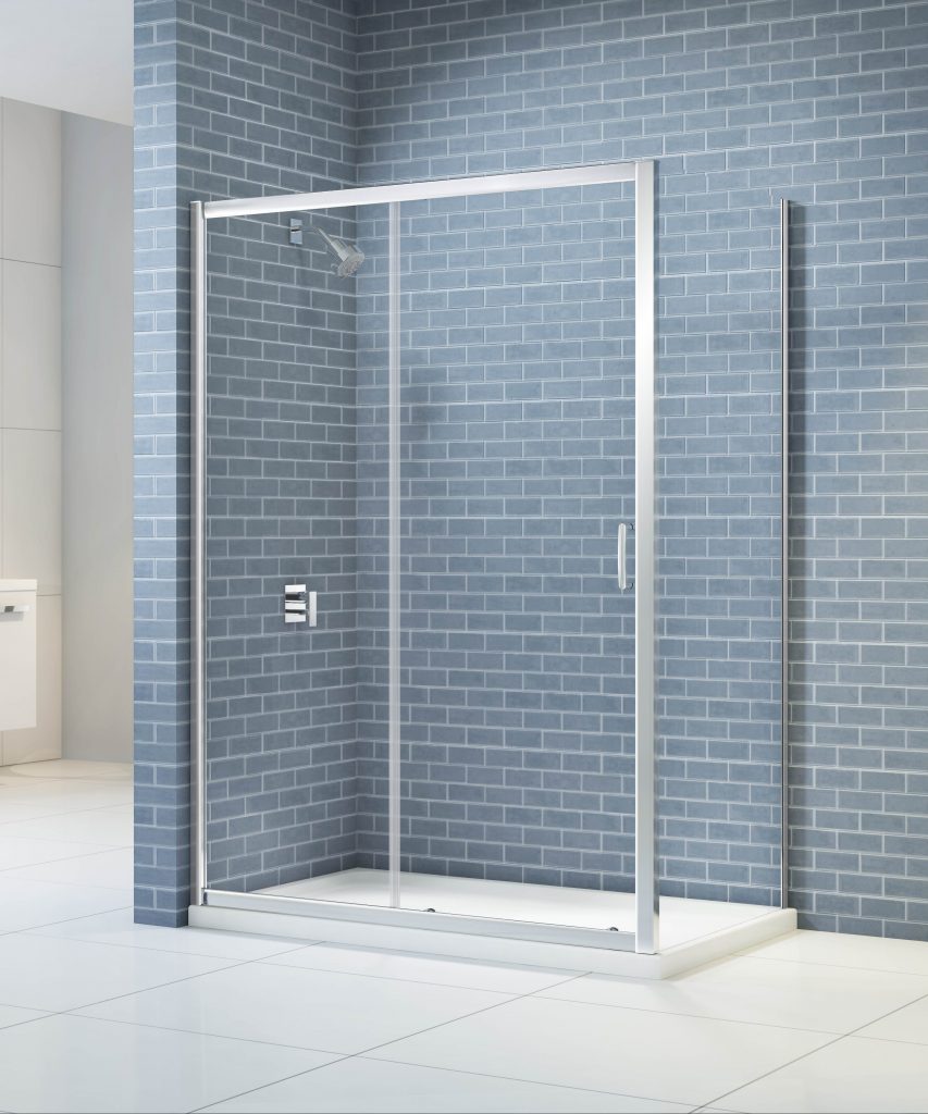 Дверь душевая для установки с боковой панелью KAS11 Merlyn MERLYN IQ Хромированный 