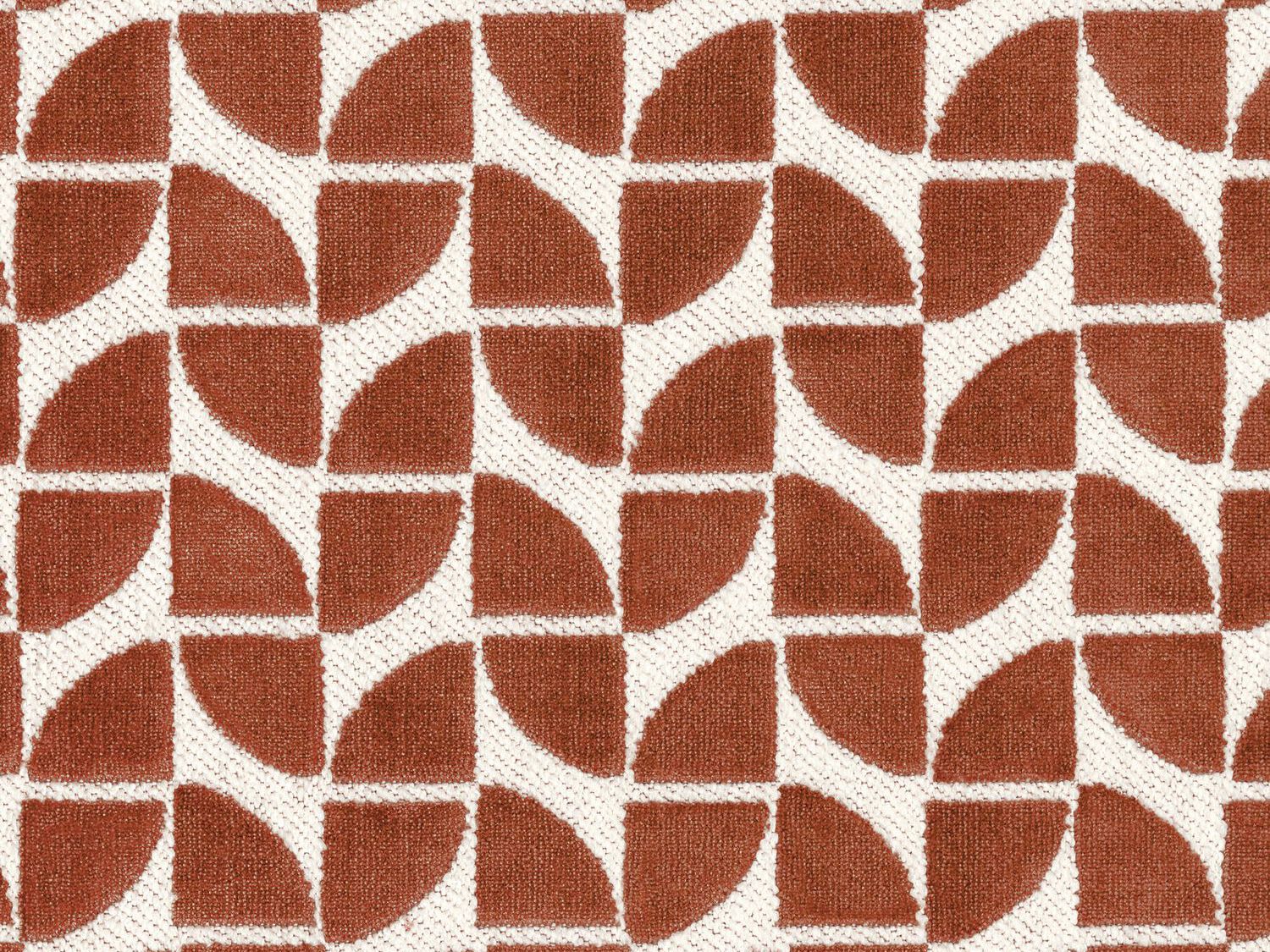 Бархатная ткань с графическим рисунком Casamance Valvidia ARCH-00064731