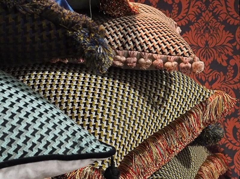 l'Opificio Жаккардовая ткань с графическими мотивами Loop sun-id-1461861 - Вид №1