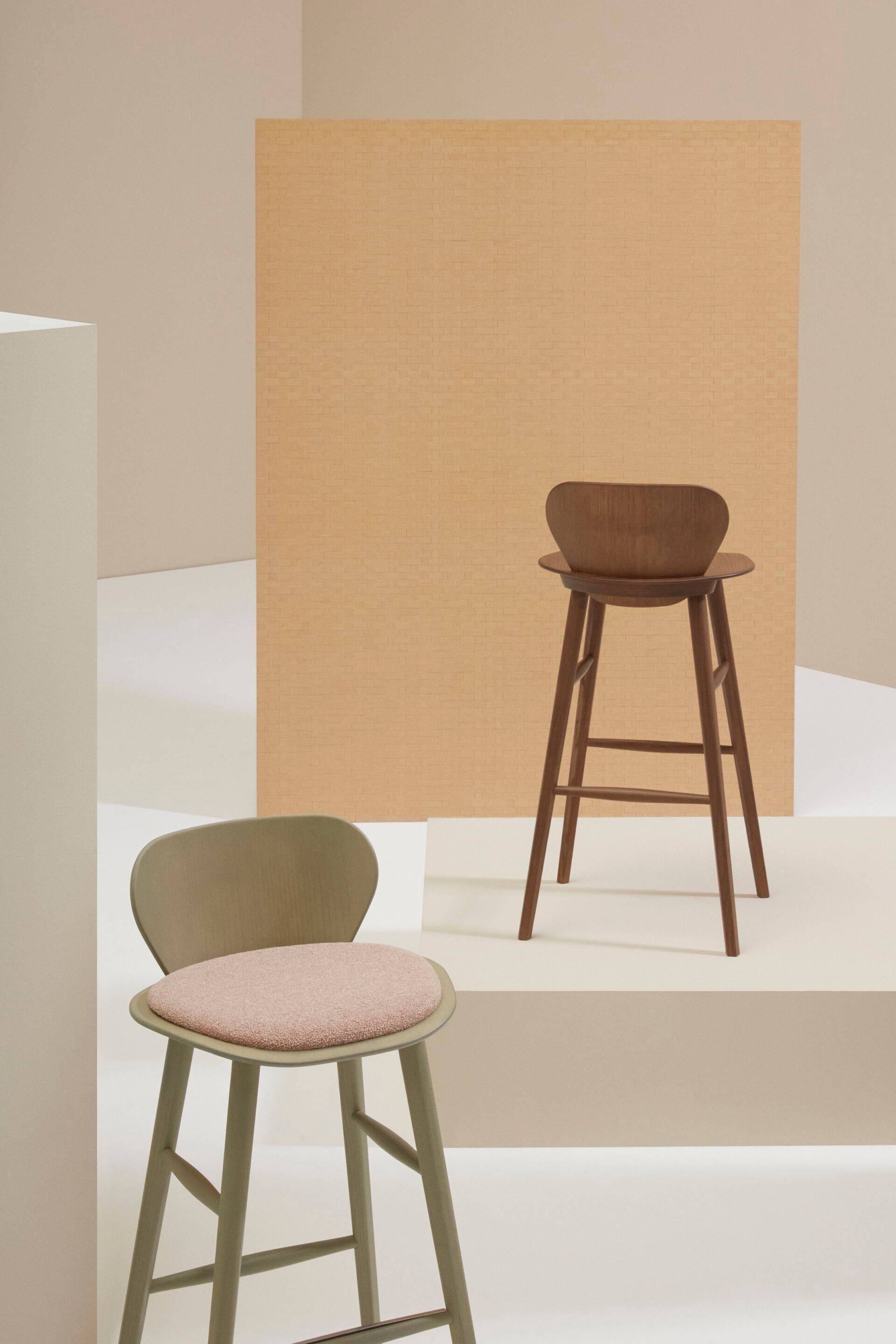 Высокий стул из ясеня с мягким сиденьем Billiani Edelweiss ARCH-00149935 - Вид №1