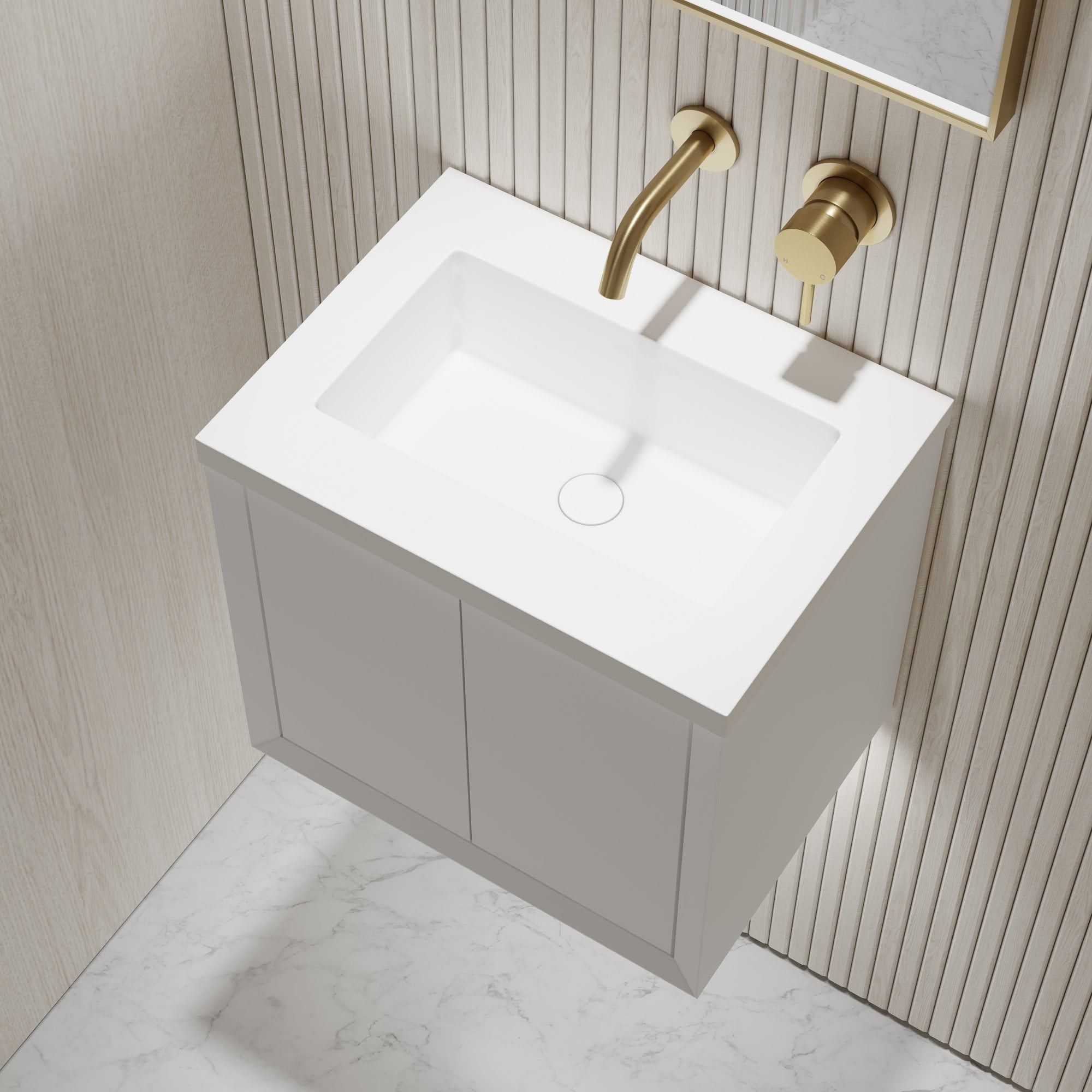 Одинарный умывальник из смолы со встроенным умывальником LUSSO Volini ARCH-00130849 - Вид №15