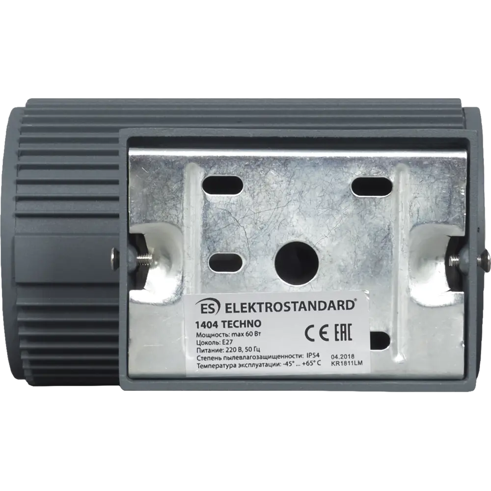 Настенный светильник уличный Elektrostandard "Techno" 1404, 1xE27x60 Вт, 26 см, цвет серый STLM-2065180 - Вид №5