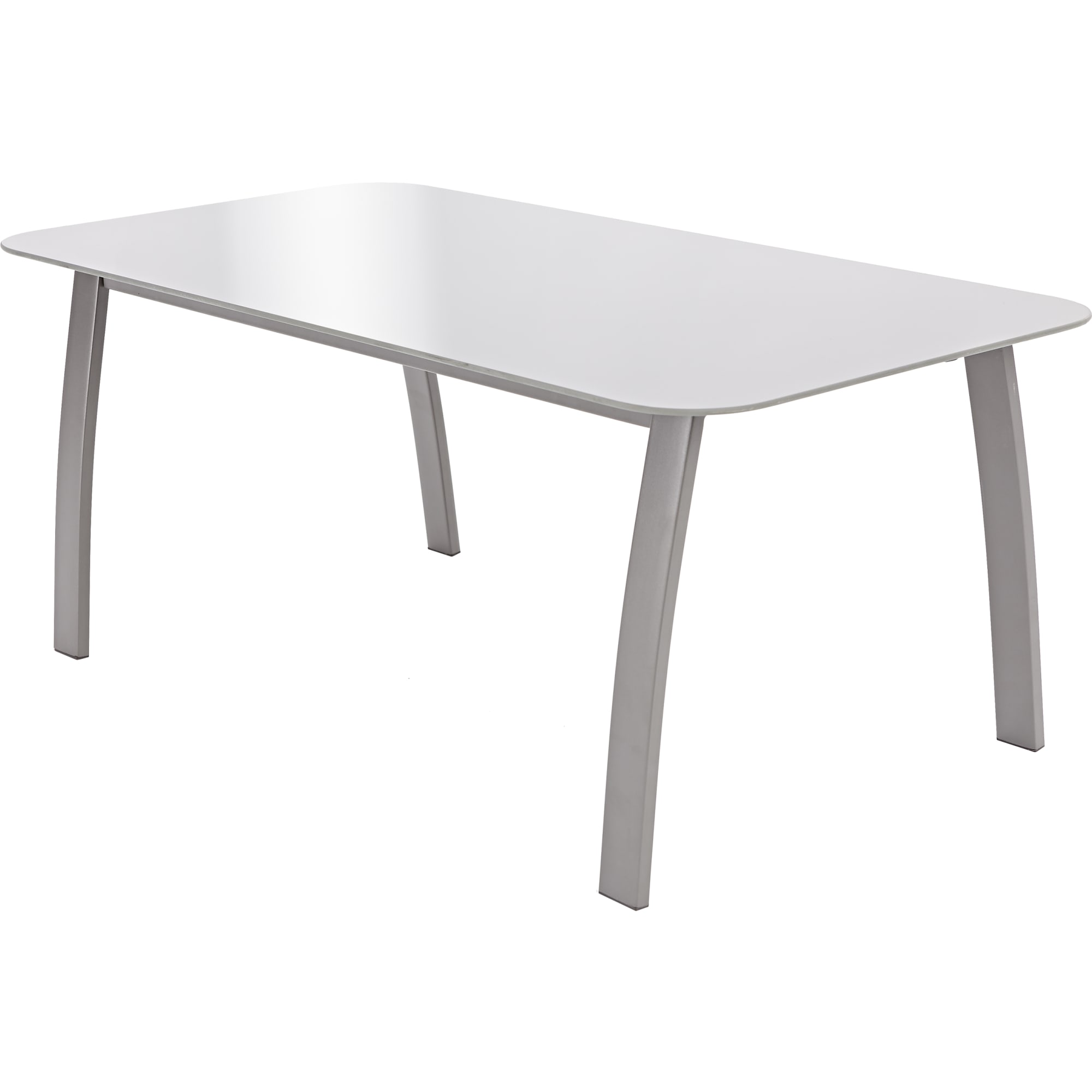 82276170 Стол садовый Alma 85x45x35 см сталь/стекло серый Santreyd 