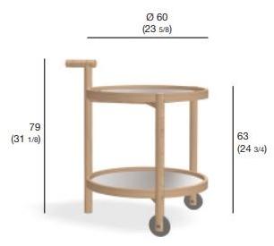 RODA Садовая тележка из нержавеющей стали и дерева Caddy sun-id-1375206 - Вид №4