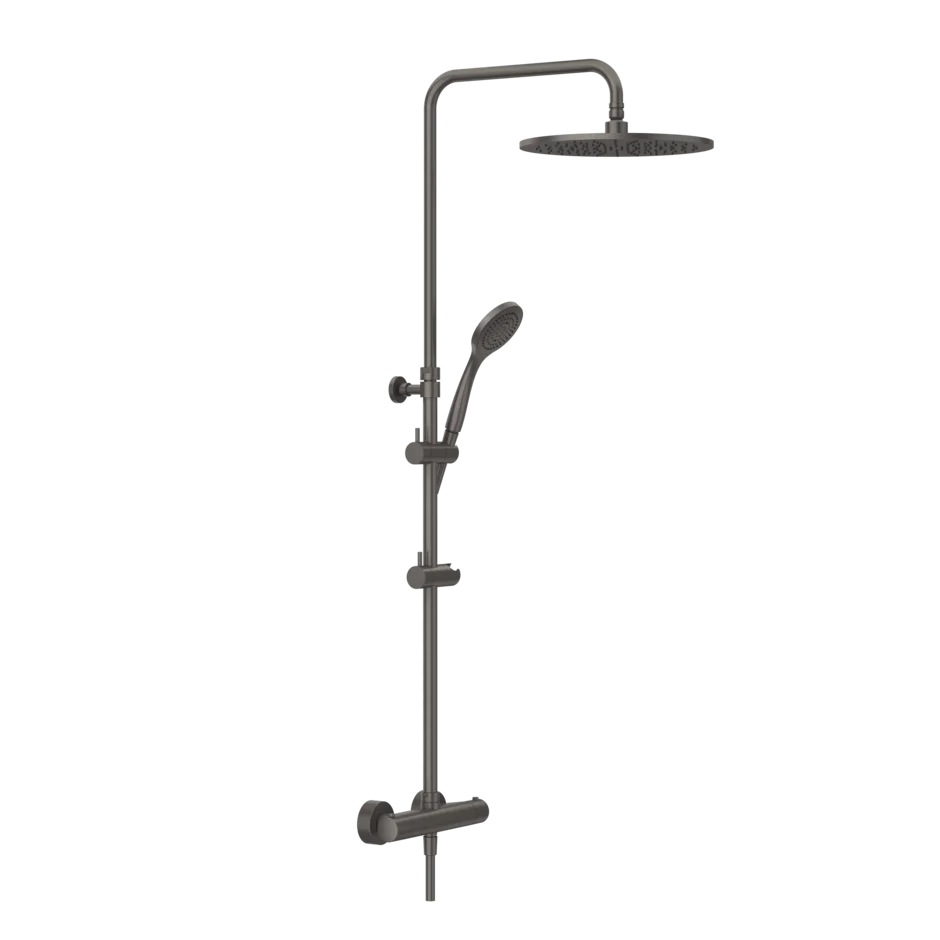 Душевая колонка 35177 707 Gessi Minimalistic shower ЧЕРНЫЙ МЕТАЛЛ BR. PVD 35177707