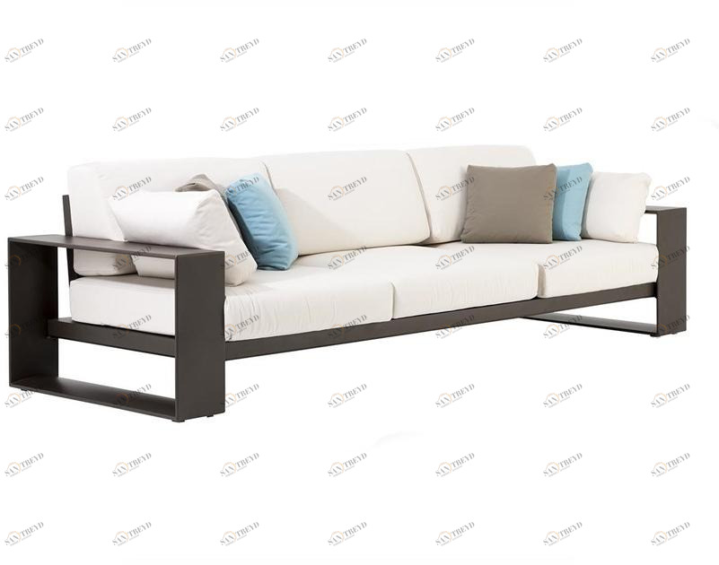 Andreu World 3-х местный садовый диван из алюминия Landscape alu Sf4633