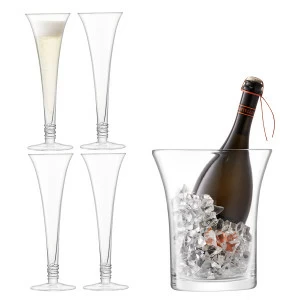 Набор для шампанского prosecco малый LSA INTERNATIONAL ДИЗАЙНЕРСКИЕ 00-3863172 Прозрачный
