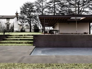 MARAZZI Пол из керамогранита с эффектом терракоты для интерьера и экстерьера Cotto toscana