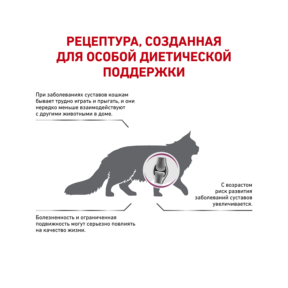 ПР0056392 Корм для кошек Vet Diet Mobility при заболеваниях опорно-двигательн.аппарата сух. 400г ROYAL CANIN  - Вид №2