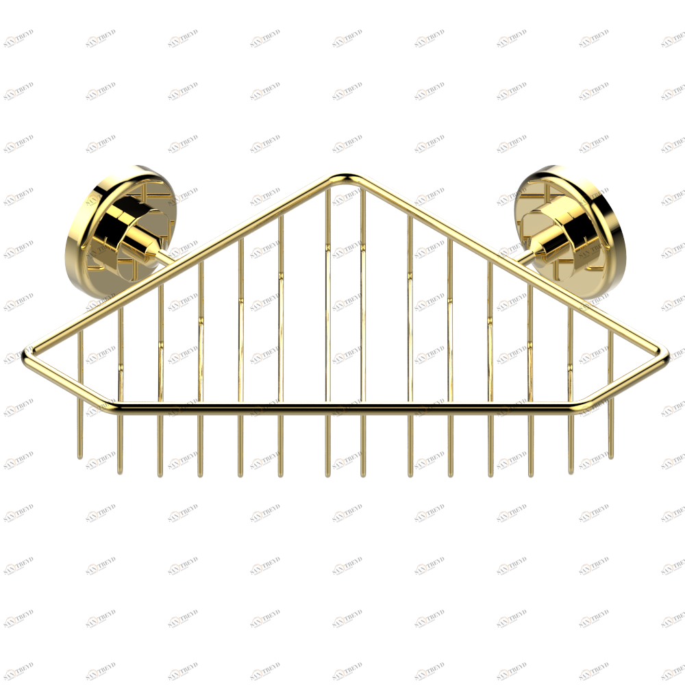 G7C-3623 Мыльница-сетка большая угловая с фланцами 200 x 200 мм Thg-paris Saint Germain Покрытие PVD золотистый цвет G7C-3623 CAT.F