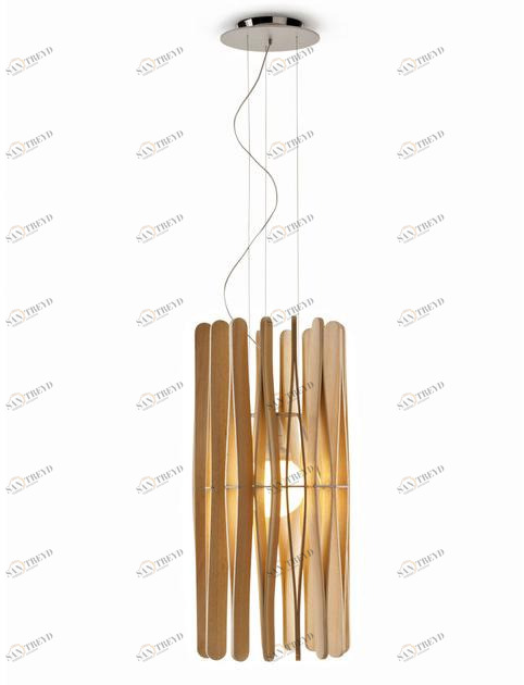 Fabbian Подвесной светильник из дерева Stick F23 a01 69