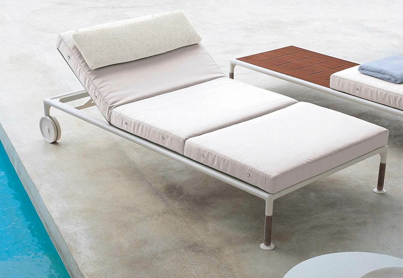 Тканевая откидная Садовая кровать с колесами B&B Italia Outdoor весна ARCH-00080031