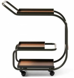 Opinion Ciatti Тележка для еды из стали и регенерированной кожи