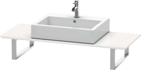 XL012C04343 X-Large Консоль для накладных раковин и встраиваемых умывальников Базальт матовый, декор Duravit - Вид №2