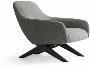 Poliform Кресло с обивкой из ткани с подлокотниками