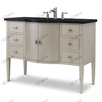 Тумбочка, большая (от 37 до 59,5) 08939-110-412 Sterling Bowfront Sink Chest - Champagne Ambella 