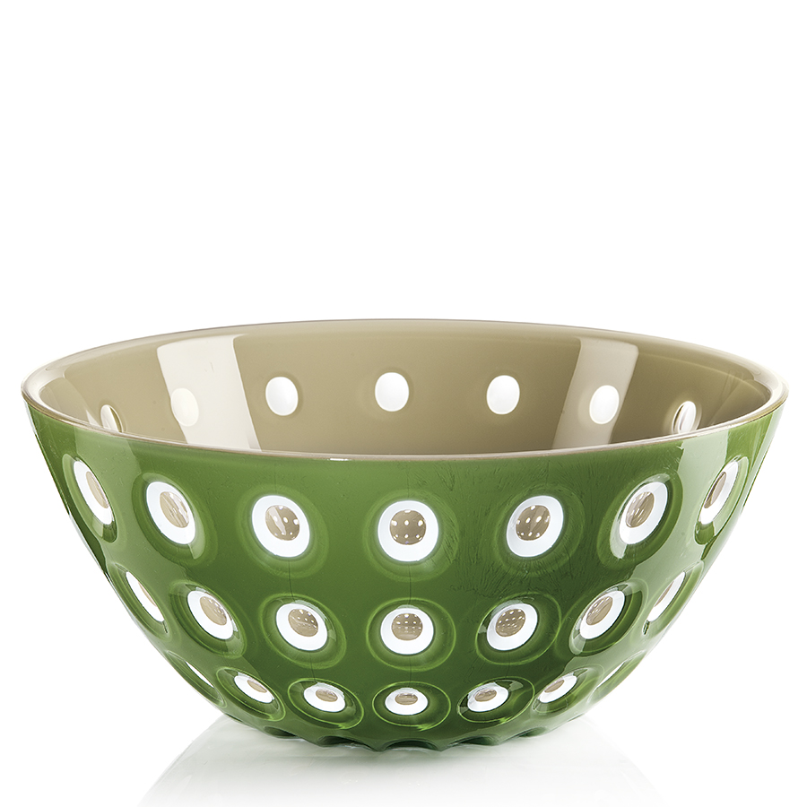 279425159 Салатник le murrine, D25 см, акрил, темно-зеленый Guzzini 