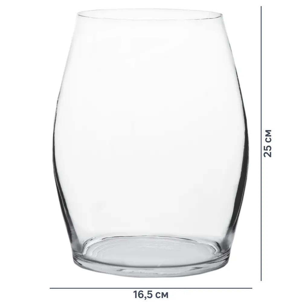 Ваза Santreyd «Каролина» — прозрачная стеклянная для интерьера 82554491 STLM-0029733 - Вид №3